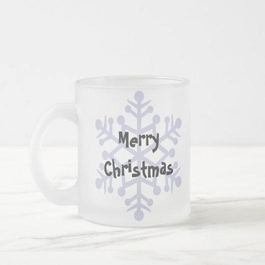 kerstkaartje matglas koffiemok (Links)