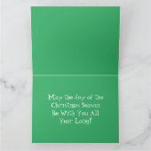 kerstkaartje met nativiteitsscène bedankkaart (Binnen)