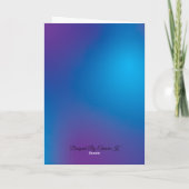 kerstkaartje met nativiteitsscène kaart (Achterkant)