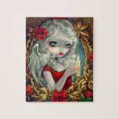 "Kerstkaartje" Puzzle Legpuzzel (Verticaal)