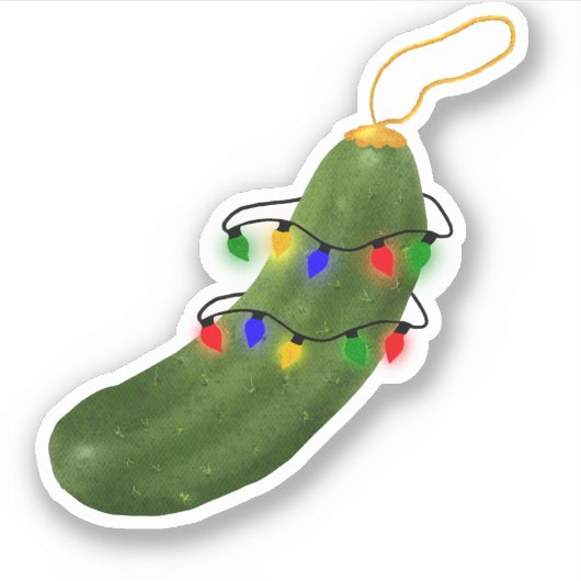 kerstkaartje sticker (Voorkant)
