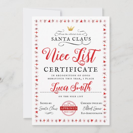 kerstkaartje van Nice Kaart (Voorkant)