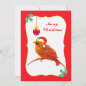 kerstkaartje voor een flat-feestdag feestdagenkaart (Voorkant)