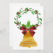 kerstkaartje voor gebell feestdagenkaart (Voorkant / Achterkant)