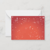 kerstkaartje voor kleine kerstcadeautjes notitiekaartje (Achterkant)