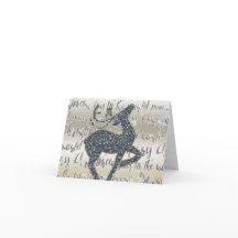kerstkaartje voor REINDEER-feestdag