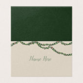 kerstkaartjes kaart (Buitenkant ongevouwen)