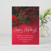  kerstkaartontwerp 11 feestdagenkaart (Staand voorkant)