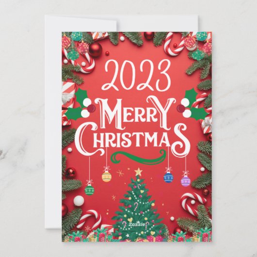  kerstkaartontwerp 11 feestdagenkaart (Achterkant)