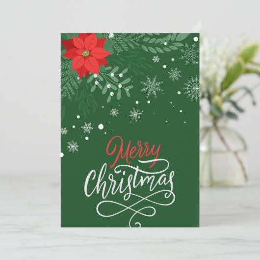  kerstkaartontwerp 2 feestdagenkaart (Staand voorkant)