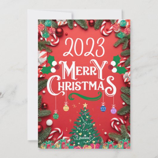  kerstkaartontwerp 2 feestdagenkaart (Achterkant)