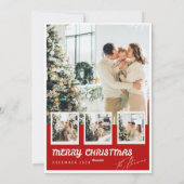 Kerstkaartontwerp Feestdagenkaart (Achterkant)