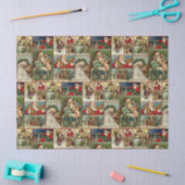  kerstkaartontwerp tissuepapier (Craft)