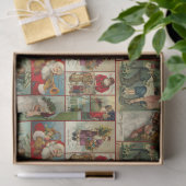  kerstkaartontwerp tissuepapier (Geschenk)