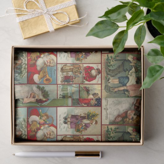  kerstkaartontwerp tissuepapier (Geschenk)