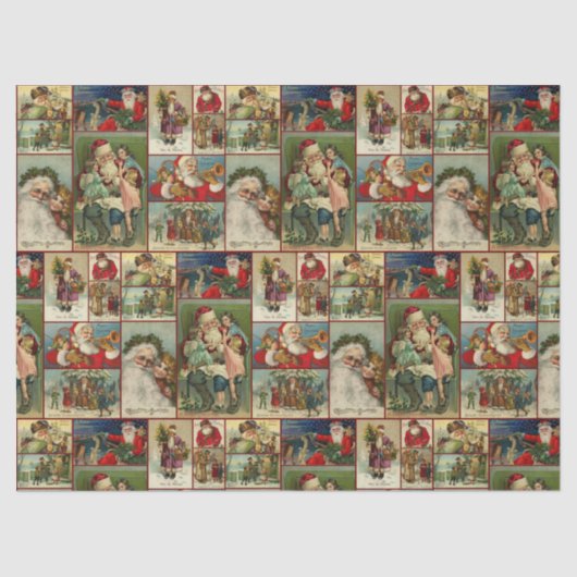  kerstkaartontwerp tissuepapier (Voorkant)