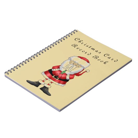 Kerstkaartrecord Notitieboek (Linkerzijde)