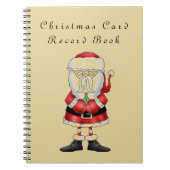 Kerstkaartrecord Notitieboek (Voorkant)