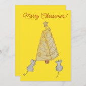 Kerstkaas Feestdagenkaart (Voorkant / Achterkant)