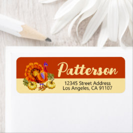 Kerstkaas Kalkoen Retouradres Labels