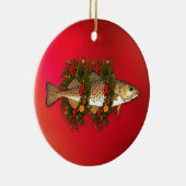 kerstkabeljauw keramisch ornament (Rechts)