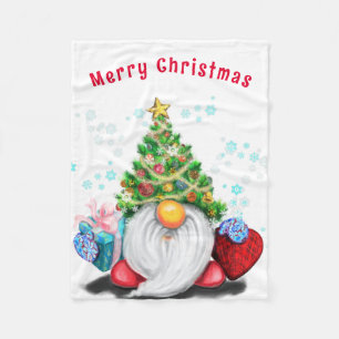 Kerstkabouter Babydeken Fleece Deken