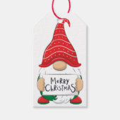 Kerstkabouter Cadeaulabel (Voorkant)