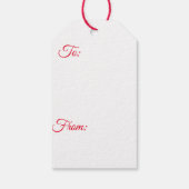 Kerstkabouter Cadeaulabel (Achterkant)