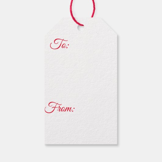 Kerstkabouter Cadeaulabel (Achterkant)