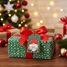 Kerstkabouter   cadeaulabel