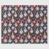 Kerstkabouter Cadeaupapier (Vlak)