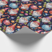 Kerstkabouter Cadeaupapier (Hoek)