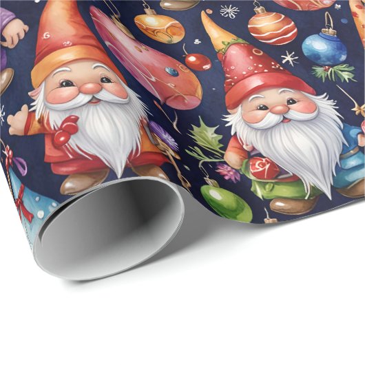 Kerstkabouter Cadeaupapier (Rol Hoek)