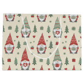 Kerstkabouter cadeautas met fantasievol design (Achterkant)