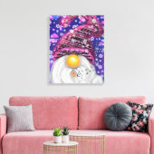 Kerstkabouter Canvasprint Canvas Afdruk (Insitu (Woonkamer))