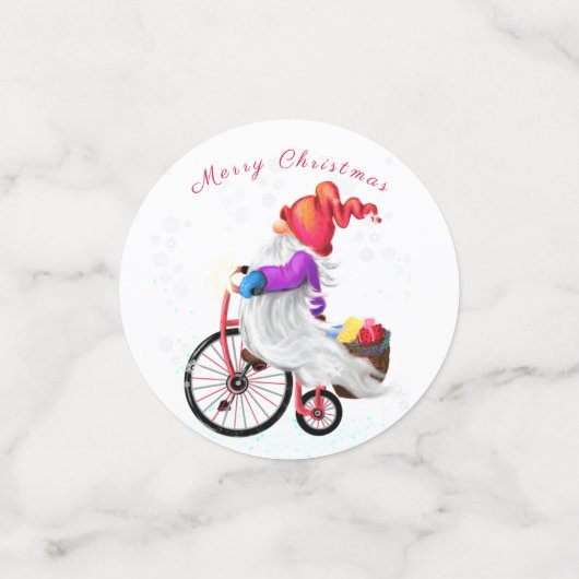 Kerstkabouter Confetti (Kleine achterkant)