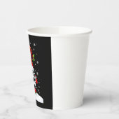 Kerstkabouter Dancing Gnome Familie Kerst (5) Papieren Bekers (Links)