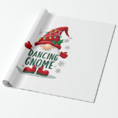Kerstkabouter Dansende Kabouter Familie Kerstmis ( Cadeaupapier (Uitgerold)