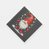 Kerstkabouter Dansende Kabouter Familie Kerstmis ( Servet (Hoek)