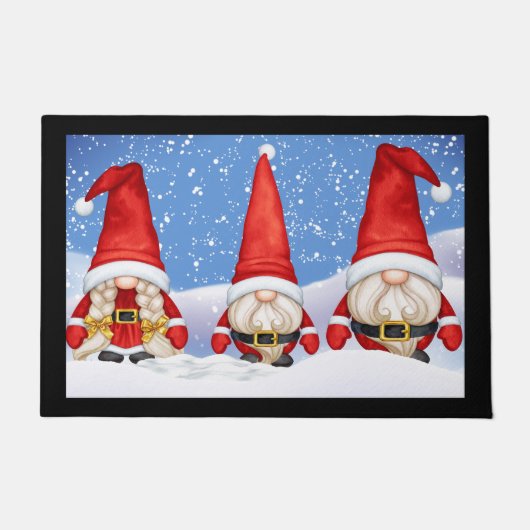 Kerstkabouter deurmat (Voorkant)
