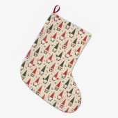 Kerstkabouter Feest Patroon Grote Kerstsok (Voorkant (Hangend))