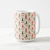 Kerstkabouter Feestpatroon Koffiemok (Voorkant rechts)