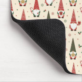 Kerstkabouter Feestpatroon Muismat (Hoek)