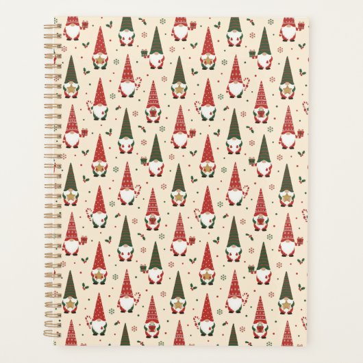 Kerstkabouter Feestpatroon Planner (Voorkant)