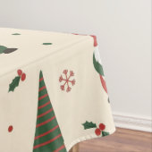 Kerstkabouter Feestpatroon Tafelkleed (Voorbeeld)