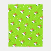 Kerstkabouter fleece deken (Voorkant)