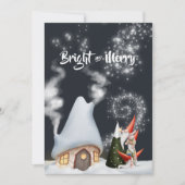 Kerstkabouter Fotocollage Kerstkaart (Voorkant)