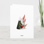 Kerstkabouter Fotocollage Vakantiewenskaart Feestdagen Kaart (Achterkant)