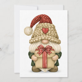 Kerstkabouter Geschenk Feestdagenkaart