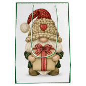 Kerstkabouter Geschenk Medium Cadeauzakje (Achterkant)